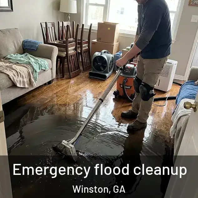  Emergency flood cleanup Winston, GA