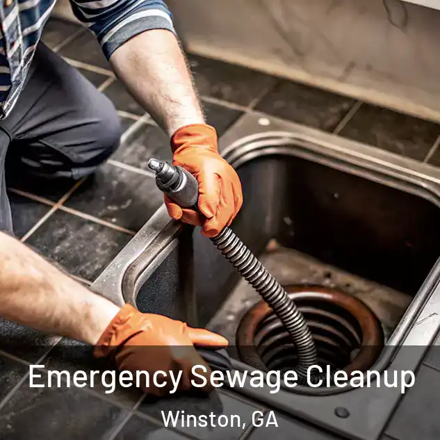  Emergency Sewage Cleanup Winston, GA