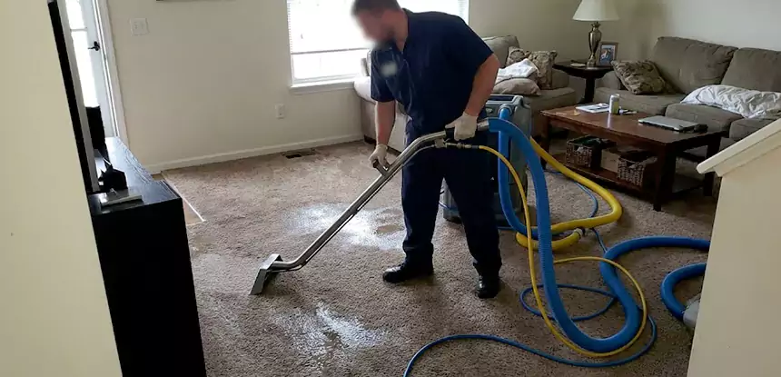 Flooded Basement Carpet Cleanup Winston