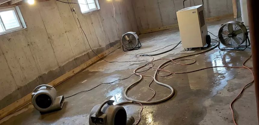 Large-Scale Water Damage Cleanup in Winston