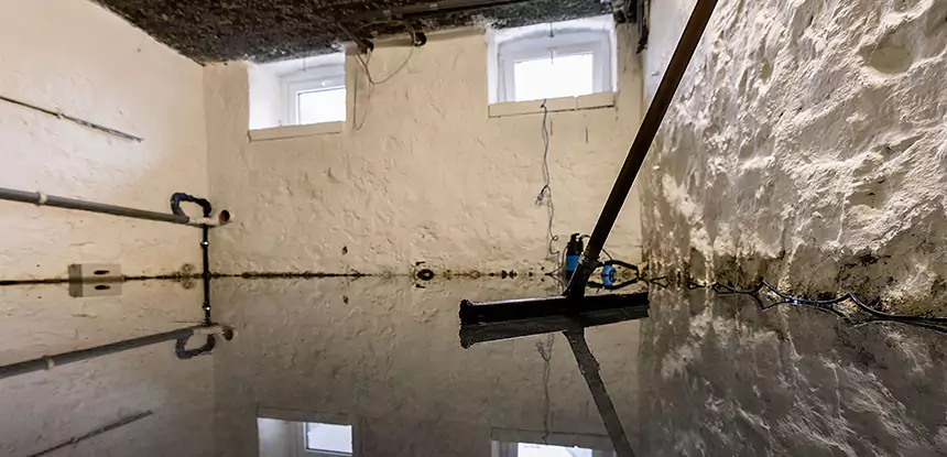 Basement Water Cleanup in Winston