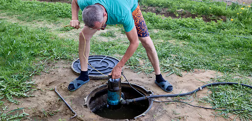 Outdoor Sewage Cleanup in Winston