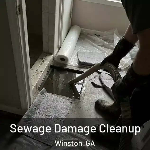  Sewage Damage Cleanup Winston, GA